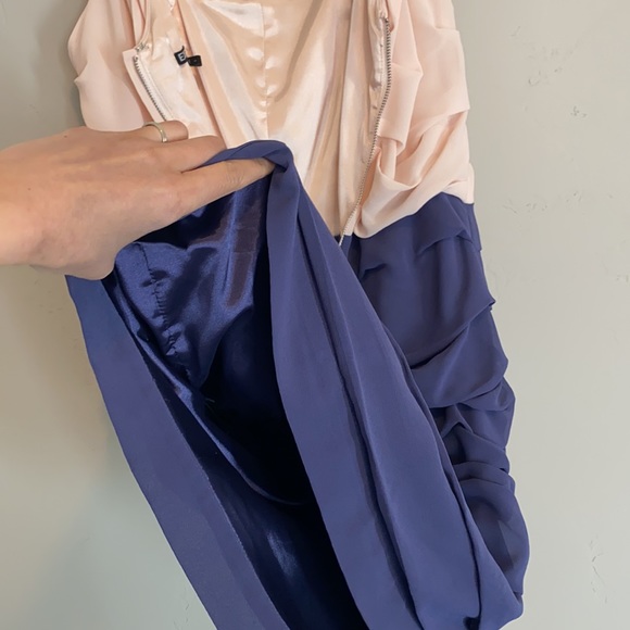 Pink/Purple Color Block Dress - Picture 7 of 8